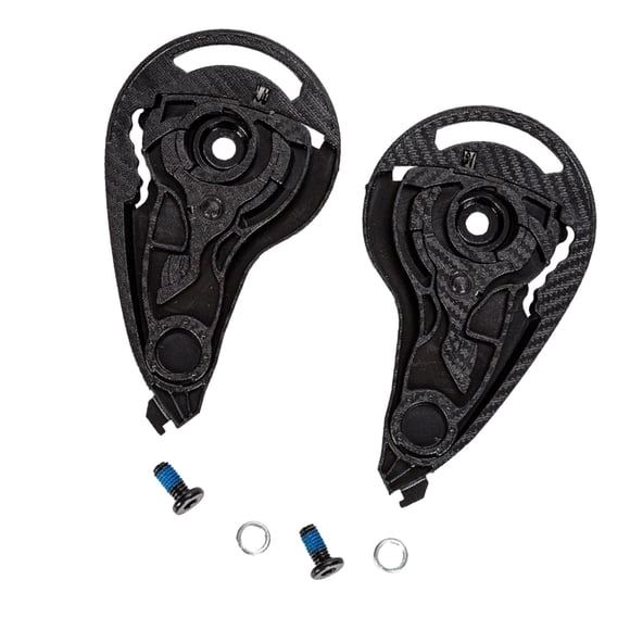2x Piezas De Montaje De La Base Del Casco De La Base Del Protector Del Casco Para Axxis Gecko Sv