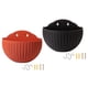 thumbnail image 1 of 2 Uds Maceta De Pared Moderna Maceta De Riego Automático Colgadores De Plantas Naranja Rojo Negro, 1 of 5