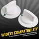 thumbnail image 2 of Perilla de Control del Temporizador para Secadora Seentech WE1M652 compatible con GE/Hotpoint, 2 of 6