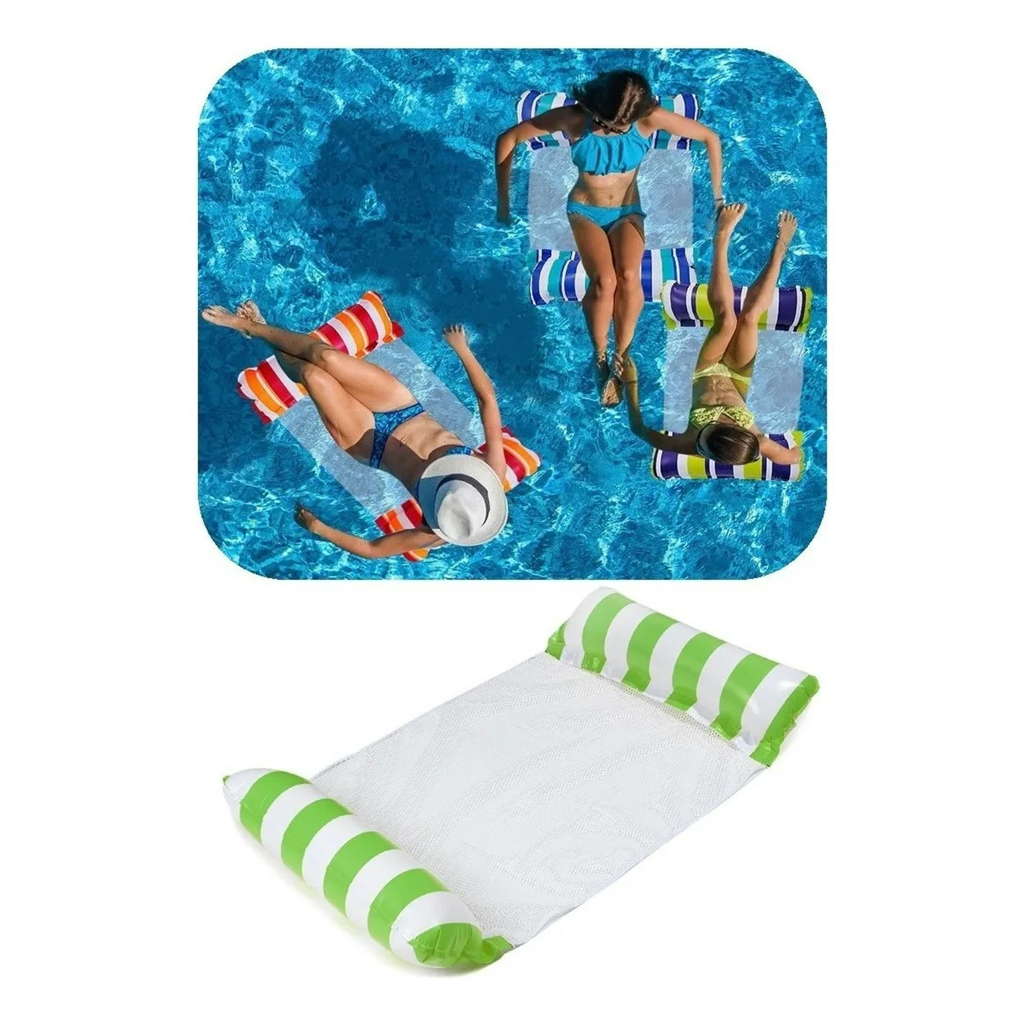 Genérico - Flotador Silla Hamaca Colchón Inflable Piscina