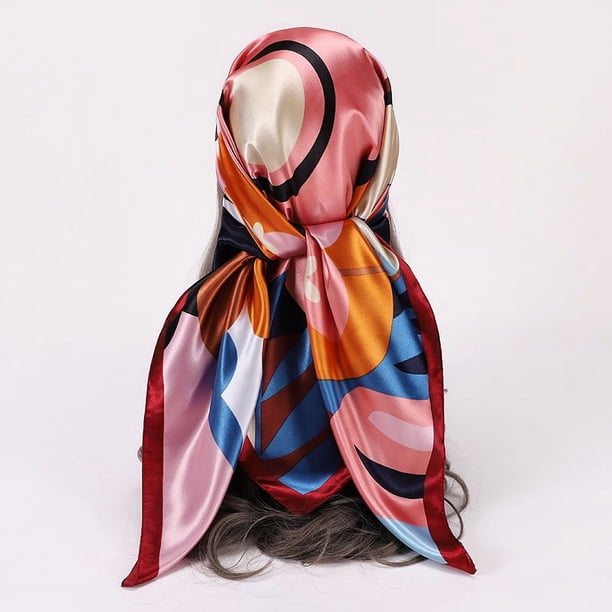 35.4 Flower Print Bandana: Add a Pop of Color to Your Look with These Stylish Floral Head Scarves!