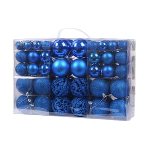 Bothyi - 100 Uds Adornos De Bolas De Navidad Colgantes De Navidad Para Aniversario Boda Festivo Azul