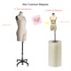 thumbnail image 3 of Maniquí de media escala DE-LIANG 43 cm Beige (1:2), 3 of 9
