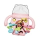 thumbnail image 4 of Lindo Juguete Para La Dentición En Forma De Botella, Juguete Sonajero Para Niñas Y Niños De 3 A 6 Meses, Bebés Rosa 14,8x14,5 Cm, 4 of 5