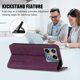 thumbnail image 3 of Funda Billetera para Infinix GT 20 Pro 5G Imán y Resistente Morado, 3 of 6