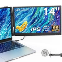 Extensor De Pantalla Para Laptop Apildella Monitor Portátil Fhd De 14""