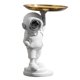 thumbnail image 4 of Astronauta Estatua Bandeja Insuficiente Escultura Esculturas Caramelo Llavero Plato Decoración Plateado, 4 of 5