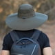 thumbnail image 4 of Sombrero de pescador de ala ancha con protección solar UPF50+, impermeable, para pesca, senderismo y acampada., 4 of 7