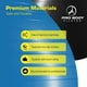 thumbnail image 2 of Pelota de ejercicio ProBody, pelota de pilates para yoga, 65 cm, azul, 2 of 10