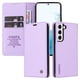 thumbnail image 4 of Funda Billetera de Cuero para Samsung Galaxy S22 Plus con Tarjetero y Soporte - Tapa Magnética Morado, 4 of 6