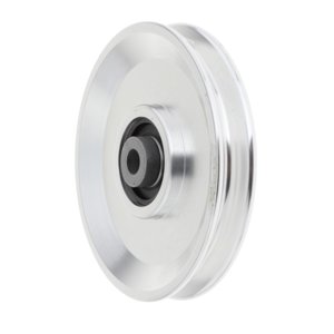 Magideal - Rodamiento Polea Rueda Accesorio De Gimnasio Universal Resistente Al Desgaste Fácil De Instalar 10 Mm De Diámetro Interior Para Ejercicio Accesorio De 110Mm Plata