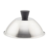 Bothyi - Tapa De Plancha Plana Redonda Para Derretir Queso, Ideal Para Asar Hamburguesas Al Vapor, 19,6 Cm