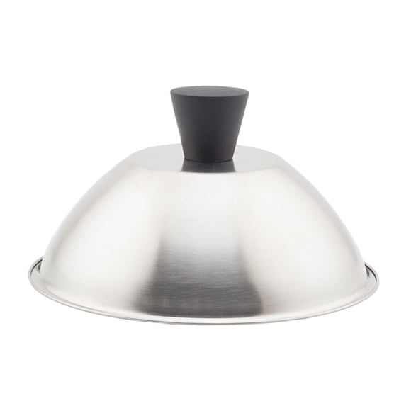 Tapa De Plancha Plana Redonda Para Derretir Queso, Ideal Para Asar Hamburguesas Al Vapor, 19,6 Cm