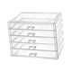 thumbnail image 1 of Organizador De Cajones De Acrílico Transparente De Varios Niveles Para Casarse, Apartamento, 5 Niveles, 1 of 5