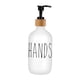 thumbnail image 2 of Dispensador de jabón líquido, dispensador de jabón, botellas vacías reutilizables con bomba, contenedor de líquido, botella de líquido, dispensador de manos blancas, 2 of 5