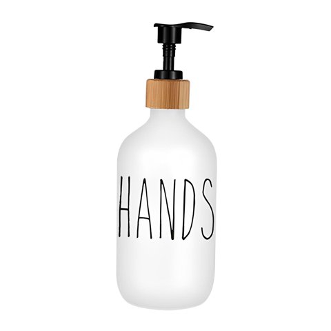 Bothyi - Dispensador De Jabón Líquido De Botella De Loción De Champú Recargable Para Manos Blancas En El Hogar