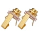 thumbnail image 3 of Enchufes Jack Mono De 6 35 Mm 1 4 Para Pastilla De Bajo De Guitarra Eléctrica Dorado, 3 of 3