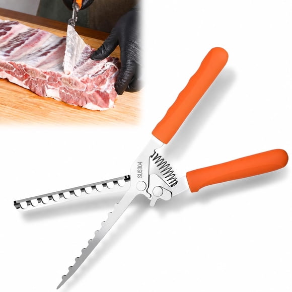 Removedor de membrana de costilla Concons de acero inoxidable - Naranja