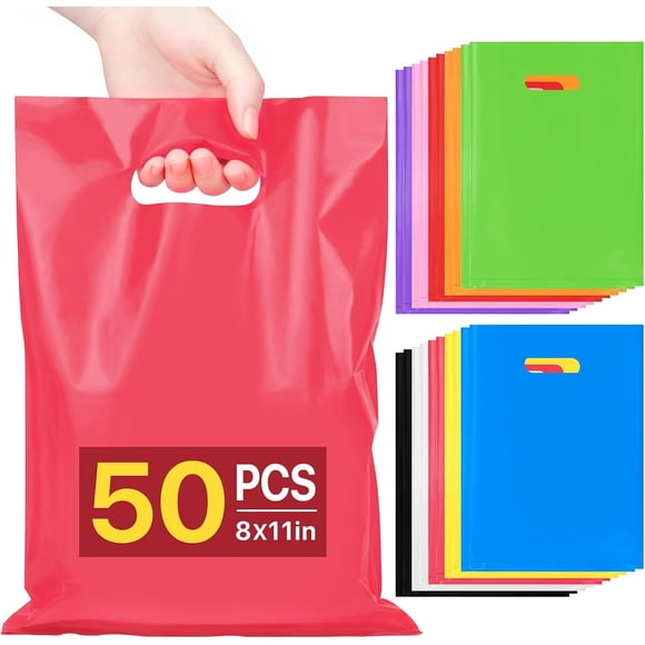 Bolsas de Regalo Plásticas ANZNKU de 8 x 11 Pulgadas