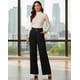 thumbnail image 2 of Pantalón Palazzo Mujer Vestir Tiro Alto con Dos Cinturones - OL416, 2 of 4