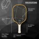 thumbnail image 3 of Pala de Pickleball Six Zero Quartz 15 mm de Carbono Crudo – Amatista, 3 of 8