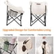 thumbnail image 4 of Silla Plegable Portátil Playa Camping Pesca Picnic + Bolsa Blanco, 4 of 8