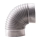 thumbnail image 1 of Codo De Estufa De 90°, Conector De Tubería, Accesorio Multifuncional, Adaptador De Conducto De Humos, Diámetro Interior Del Tubo 15,3 Cm, 1 of 5