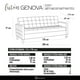thumbnail image 4 of Futón Sofá Cama Genova Pu Chocolate, 4 of 4
