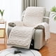thumbnail image 2 of Inicio Cubiertas de silla deslizante reclinable de peluche Cubierta de niño perezoso de lana artificial Cubierta acolchada para sillas reclinables y muebles, 2 of 3
