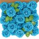 thumbnail image 1 of Flores Artificiales N&T NIETING Rosas Falsas 25 unidades Azul con Tallo, 1 of 8
