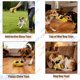 thumbnail image 4 of Juguete de Peluche HUGEME Monster Chirriante Amarillo para Perro, 4 of 9