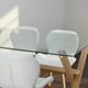 thumbnail image 2 of Comedor Moderno Mesa Xinia 130x80 + 4 Sillones Rubik Blanco, 2 of 3