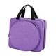 thumbnail image 2 of Bolsa para herramientas de tejido, bolsa para guardar hilo, estuche para proyectos de crochet, bolsa organizadora práctica de poliéster para quienes s Púrpura, 2 of 5