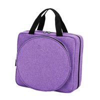 Bothyi - Bolsa Organizadora De Crochet, Bolsa Portátil Para Guardar Hilo, Ideal Para Entusiastas De Las Agujas De Tejer, Color Morado