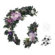 thumbnail image 1 of 2x Flor Swag Decoración Boda Señal de Bienvenida, Guirnaldas Guirnaldas Guirnalda para Puerta Frontal Decoración de Pared Fiesta Recepción Violeta, 1 of 5