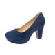 thumbnail image 1 of Zapato Taco Azul Vía Franca, 1 of 5