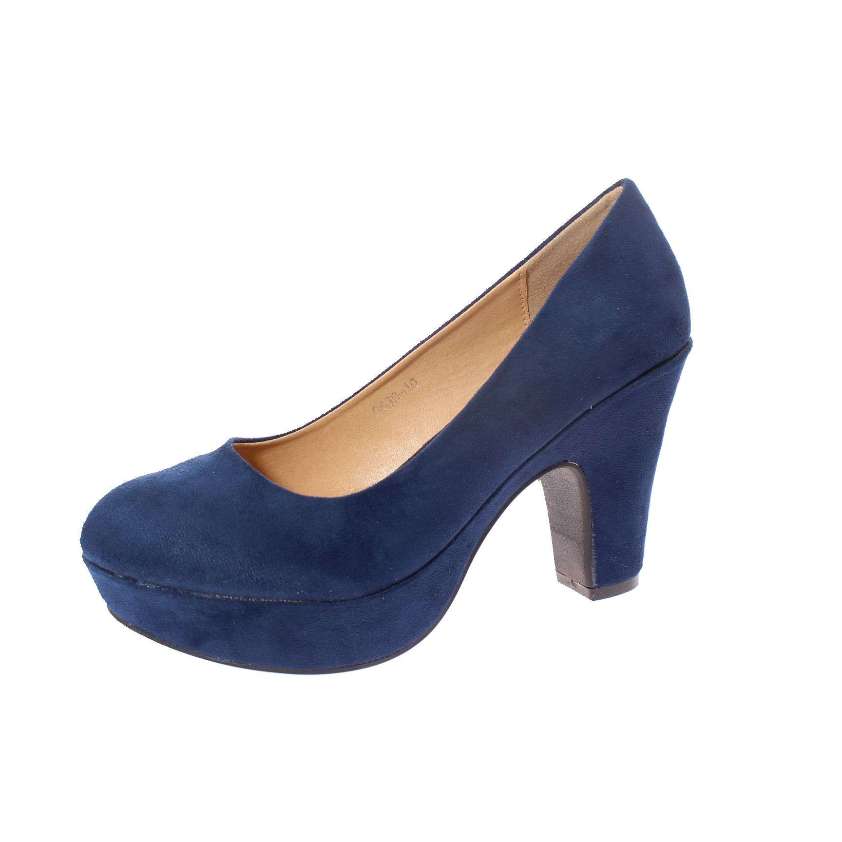 Zapato Taco Azul Vía Franca