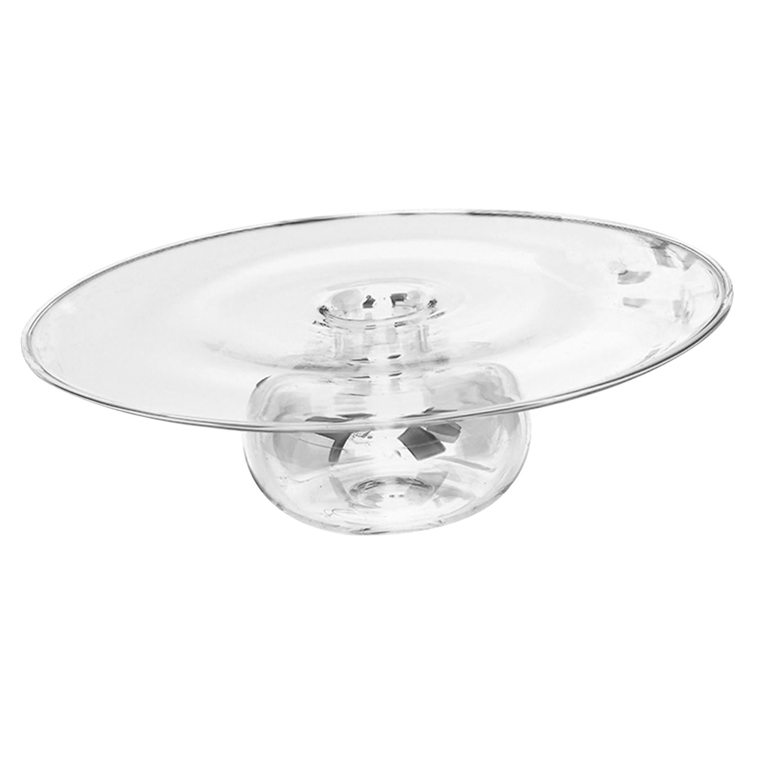 Bothyi - Plato De Cena De Vidrio Plato Frío Frutas Plato Redondo Para Restaurante Catering Hotel 18cm