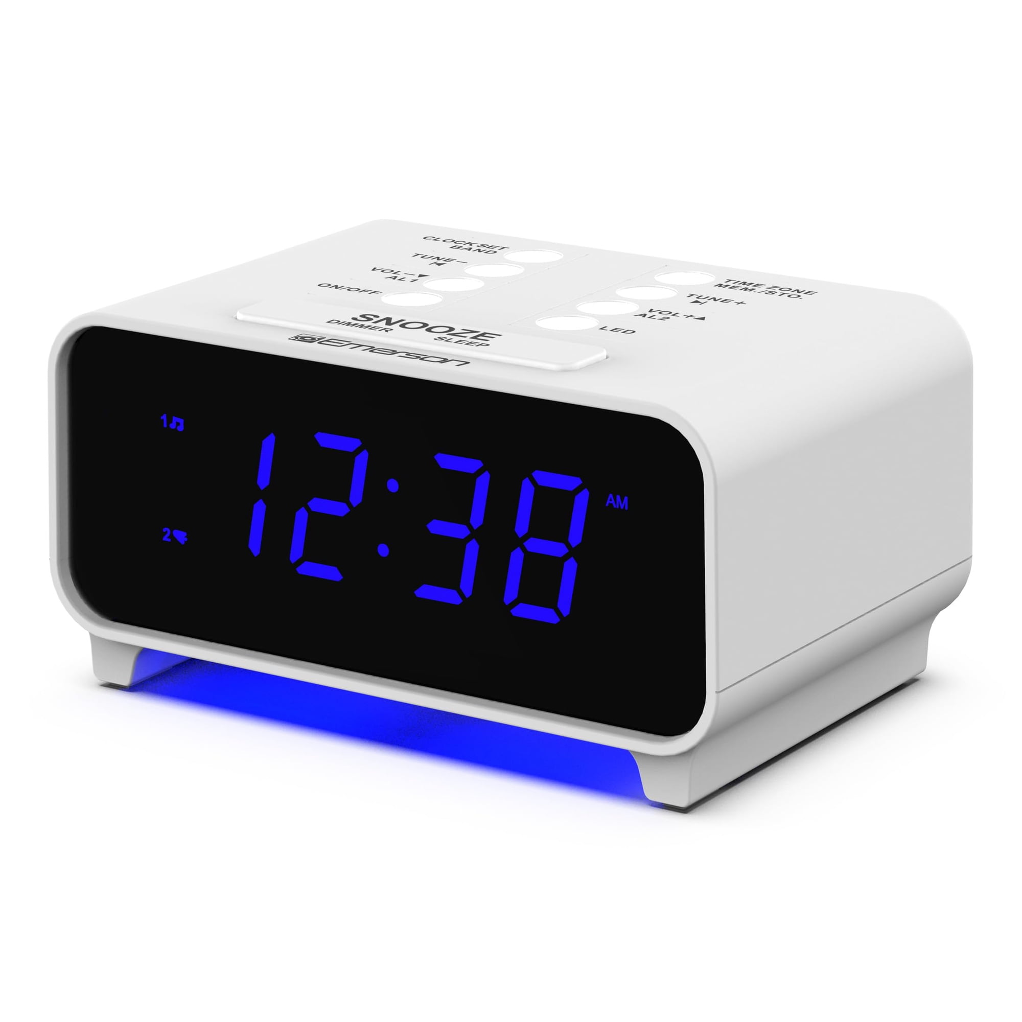 Radio-despertador Emerson Cks1500 Smartset, Am/fm, Led De 0.9 Pulgadas