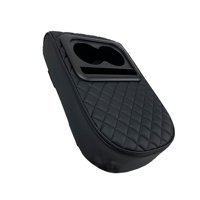 Magideal - Caja De Reposabrazos Para Coche, Alfombrilla De Soporte Para Codo, Almohadilla Suave Para Reposabrazos De Coche, Portavasos Ligero, Cubierta De Consol