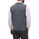 thumbnail image 3 of INSPIRE CHIC Chaleco de Suéter para Hombre Cuello en V Tejido sin Mangas Talla XL Gris Oscuro, 3 of 5