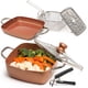 thumbnail image 1 of Set de utensilios de cocina Moss & Stone, 6 piezas, antiadherentes, cobre, inducción, 1 of 9