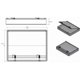 thumbnail image 3 of Cesta para piezas S Stainless Group 34 × 27 × 8 cm con tapa, 3 of 7