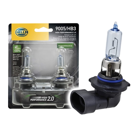 Bombillas HELLA 9005 de 2 TB de alto rendimiento, 12 V, 65 W, paquete de 2