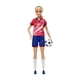 thumbnail image 1 of Muñeca Jugadora de Fútbol Playera Roja, 1 of 3
