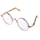 thumbnail image 1 of 1/6 par de gafas de lente de lente de marco de marco redondo para 12 '' blythe mu?ecas de oro, 1 of 3