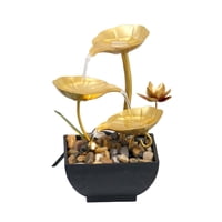 Bothyi - Fuente De Agua De Mesa Fuente De Cascada De Escritorio Pequeño De 3 Niveles Para Sala De Estar