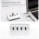 thumbnail image 4 of Concentrador metálico de 4 puertos USB 2.0 para PC, adaptador multiconector, extensión (PLATA), 4 of 6