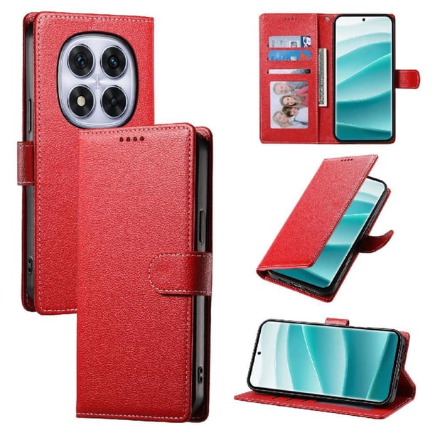 Funda para FOXDOCK Xiaomi Redmi Note 14 Pro Plus 5G– Cuero Premium, 3 ranuras para tarjetas, Protección contra impactos