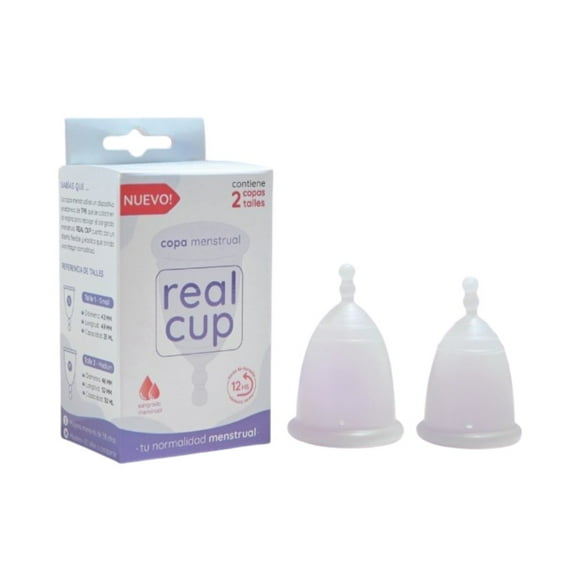 Copitas Menstruales Real Cup Set 2 Un